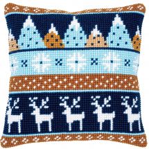 Kit de coussin gros trous - Vervaco - Motifs d'hiver 2 