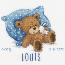 Riolis HB149 Ours en peluche Broderie Point de Croix Compté Facile pour  enfants - Kit broderie - Creavea