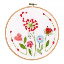 Kit au point de broderie  - Vervaco - Fleurs