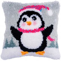 Kit de coussin point noué - Vervaco - Pingouin