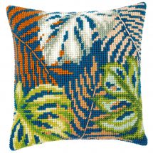 Kit de coussin gros trous - Vervaco - Feuilles botaniques