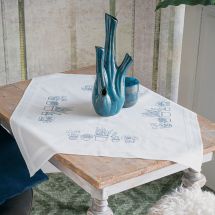 Kit de nappe à broder - Vervaco - Plantes d'intérieur