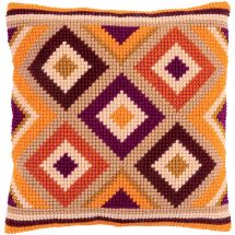 Kit de coussin gros trous - Vervaco - Motifs Kilim 3