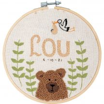 Kit de broderie à dessiner et à broder - Daffy's DIY - Bébé ours