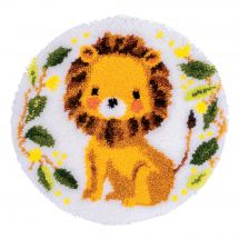 Kit de tapis point noué - Vervaco - Lion