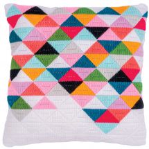 Kit de coussin point lancé - Vervaco - Triangles