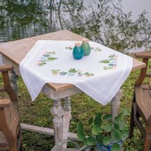 Kit de nappe à broder - Vervaco - Plantes d'intérieur