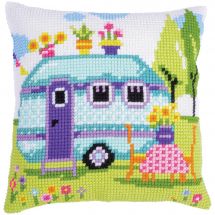 Kit de coussin gros trous - Vervaco - Les vacances