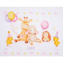 Kit broderie point de croix - Vervaco - Fête des animaux