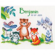 Kit broderie point de croix - Vervaco - Animaux
