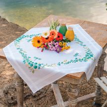 Kit de nappe à broder - Vervaco - Eucalyptus