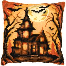 Kit de coussin gros trous - Vervaco - Maison d'Halloween