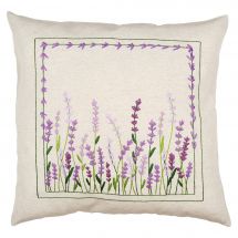 Kit de coussin à broder - Vervaco - Lavande