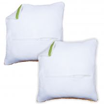 Dos de coussin - Vervaco - 2 dos de coussin 45 x 45 cm - Blanc