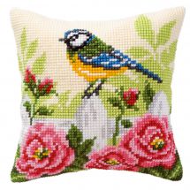 Kit de coussin gros trous - Vervaco - La mésange