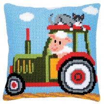 Kit de coussin gros trous - Vervaco - Animaux de la ferme I