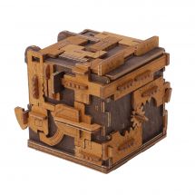 Puzzle 3D Bois - Wooden City - Escape Room - Puzzle Box