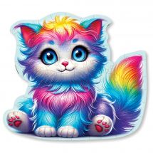 Puzzle Bois - Wooden City - Chaton fantastique - 75 pièces