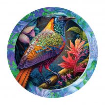 Puzzle Bois - Wooden City - Oiseau coloré - 505 pièces