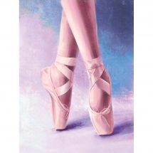 Kit de broderie Diamant - Wizardi - Pointes de ballerine