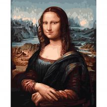 Kit de peinture par numéro - Wizardi - Mona Lisa