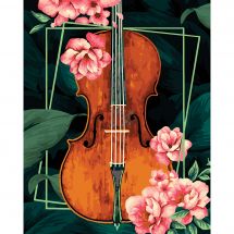 Kit de peinture par numéro - Wizardi - Violon vintage