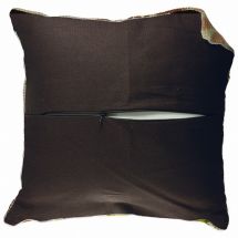 Dos de coussin - LMC - Chocolat