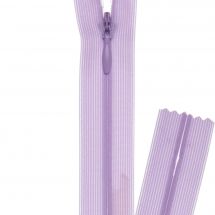 Fermeture non séparable - invisible - Prym - Fermeture Eclair Lilas - 22 cm