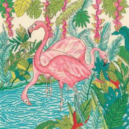 Kit Point De Croix Bothy Threads Avec Cadre à Broder "Jardin