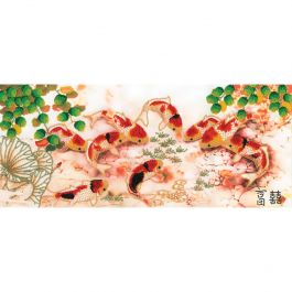 Kit Broderie Point De Croix - Danse Des Poissons - Oven