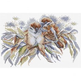 YEESAM ART® Kit De Broderie Au Point De Croix Avancé – Quatre Saisons, Fleurs, Oiseaux, Fruits Et Coucher De Soleil – Kit De Broderie à Faire