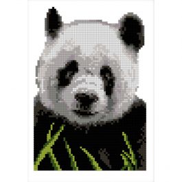 Kit broderie point de croix - Panda - Luc Créations