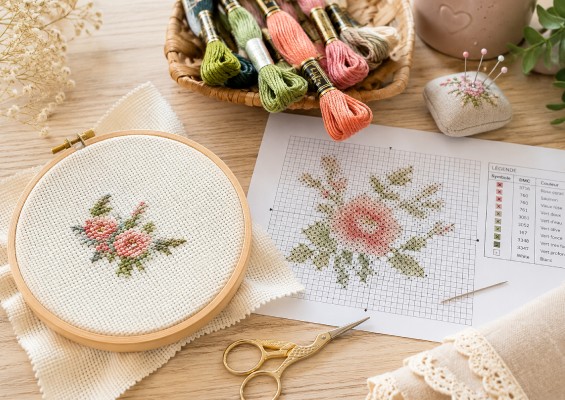 les principaux types de broderie