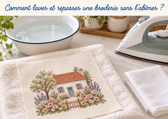 Comment laver et repasser une broderie sans l'abîmer ?