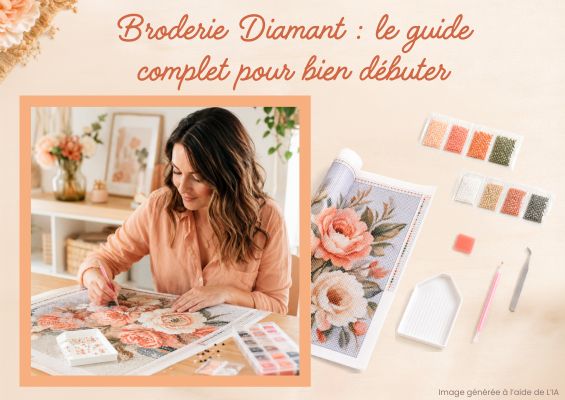 Broderie Diamant : le guide complet pour bien débuter